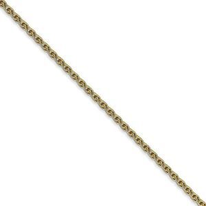 1.75mm 10k Yellow Gold Parisian Wheat Chain Necklace, 20 Inch
